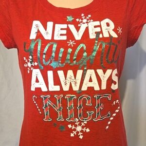 Rocker girl burnout Retro lightweight Christmas T-shirt